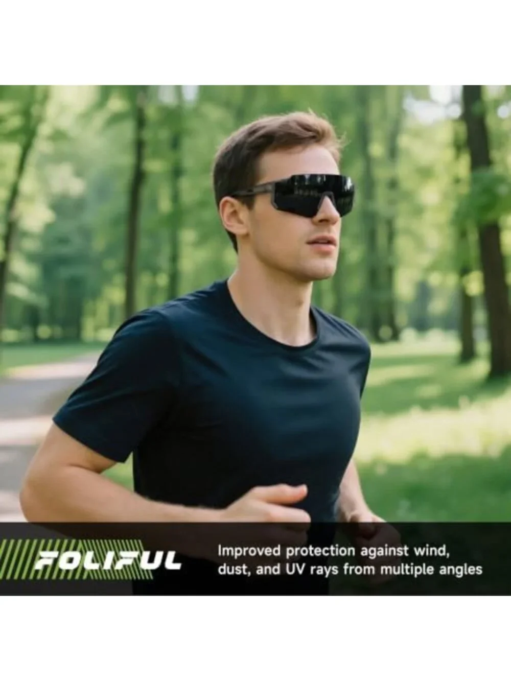 Polarized Sports Sunglasses for Men & Women - Ideal for Running, Baseball